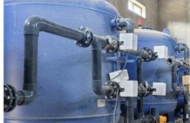 Sand filter tanks for wastewater treatment