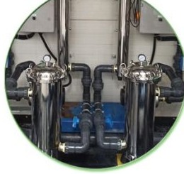 Industrial wastewater reuse filtration pipework